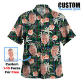 Clan Byres 1 Tartan Custom Face Hawaiian Shirt – Unisex Gift for Family Members, Summer Party ZZ60 Byres 1 Tartan Tartan Hawaii Shirt